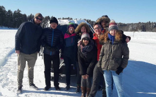 Gruppenfoto Ostfinnland Maerz 2018